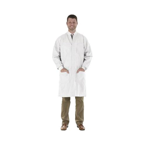 Medicom 8110-B SafeWear High Performance Lab Coats SMS Fabric White Medium 12/Pk Medicom 8110-B SafeWear High Performance Lab Coats SMS Fabric White Medium 12/Pk